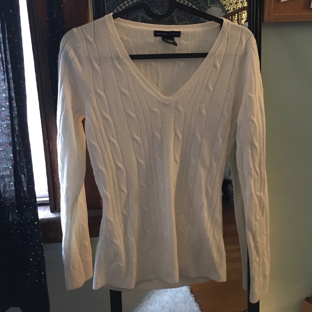 White sweater